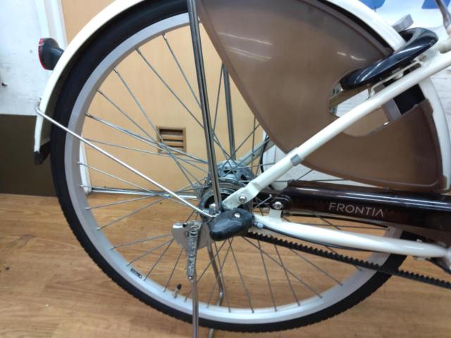 BRIDGESTONE FRONTIA 2019年モデル 24インチ 内装3段階変速 9.9Ah 電動アシスト自転車 アイボリー