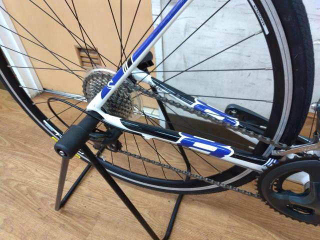 CANNONDALE CAAD8 2015年頃モデル 700×25C 2×10S アルミロードバイク ホワイト/ブルー サイズ48 適応身長:160-167cm