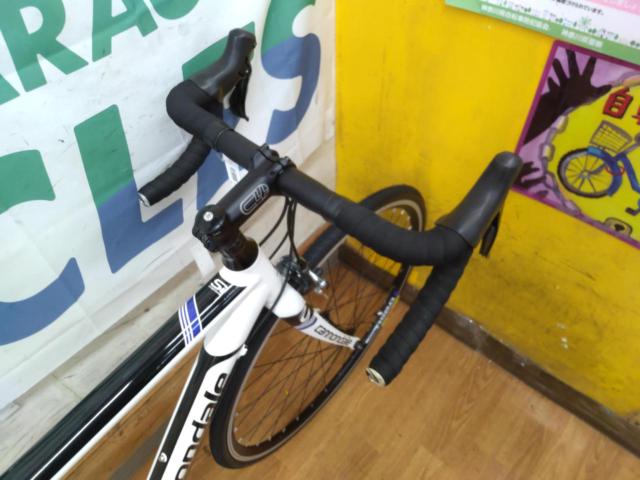 CANNONDALE CAAD8 2015年頃モデル 700×25C 2×10S アルミロードバイク ホワイト/ブルー サイズ48 適応身長:160-167cm