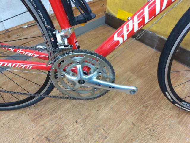 SPECIALIZED ROUBAIX 105 2005頃 Lサイズ 700C 3×9S アルミロードバイク レッド