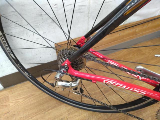 SPECIALIZED ROUBAIX 105 2005頃 Lサイズ 700C 3×9S アルミロードバイク レッド