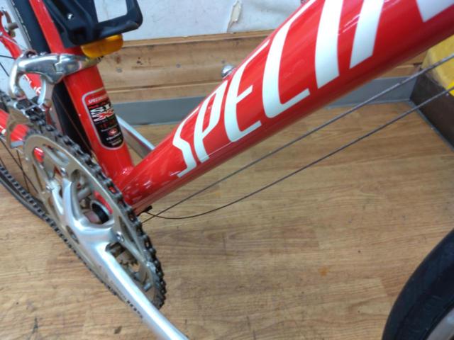 SPECIALIZED ROUBAIX 105 2005頃 Lサイズ 700C 3×9S アルミロードバイク レッド