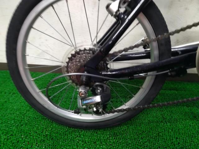 BRIDGESTONE TRANSIT LIGHT 16/18インチ 外装7段変速 折り畳み自転車 ブラック