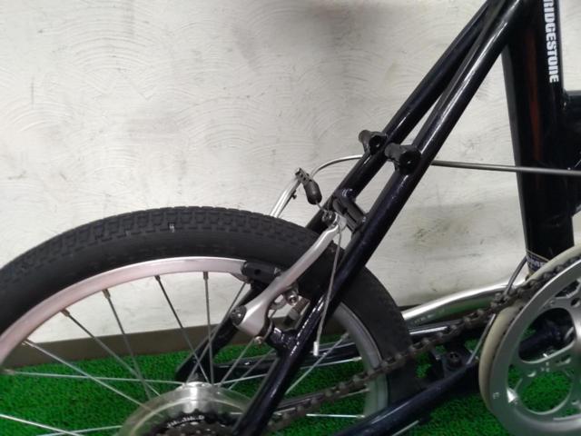 BRIDGESTONE TRANSIT LIGHT 16/18インチ 外装7段変速 折り畳み自転車 ブラック