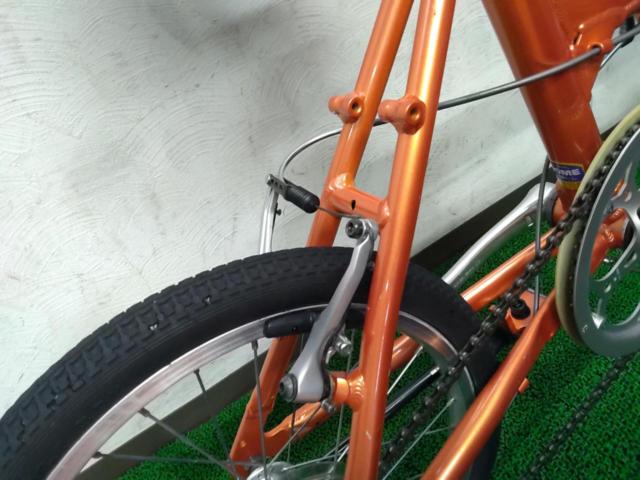 BRIDGESTONE TRANSIT LIGT 16/18インチ 外装7段変速 折り畳み自転車 オレンジ