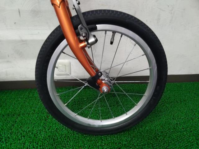 BRIDGESTONE TRANSIT LIGT 16/18インチ 外装7段変速 折り畳み自転車 オレンジ