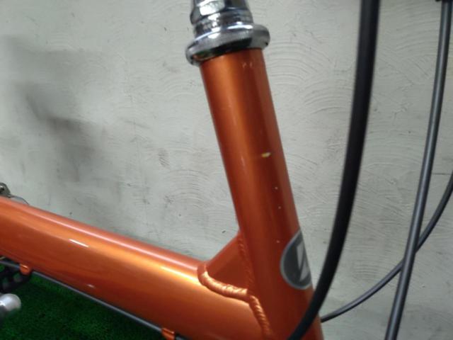 BRIDGESTONE TRANSIT LIGT 16/18インチ 外装7段変速 折り畳み自転車 オレンジ