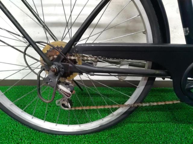 ASAHI CYCLE 26×1-3/8 外装6段変速 シティサイクル ブラック