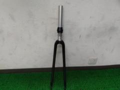 コラム長:220mm/エンド幅:100mm/700C対応 フォークメーカー不明 カーボンフォーク アルミコラム 1-1/8