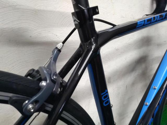 MERIDA SCULTURA 100 2017年モデル SHIMANO SORA 700C×25C 2×8s アルミロードバイク ブラック サイズ:XS 適応身長:160-170