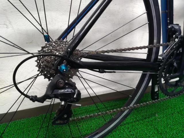 MERIDA SCULTURA 100 2017年モデル SHIMANO SORA 700C×25C 2×8s アルミロードバイク ブラック サイズ:XS 適応身長:160-170