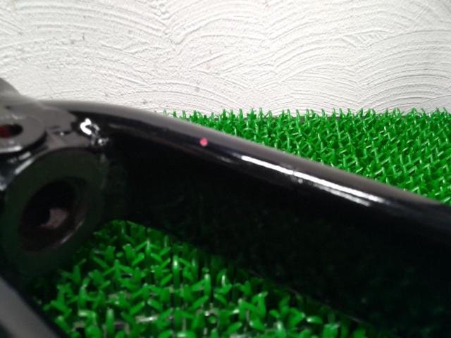 ※補修塗装あり コラム長:210mm/エンド幅:100mm/700C対応 メーカー不明 アルミリジッドフォーク  ブラック