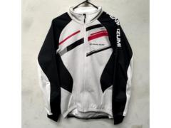 サイズ:L PEARL IZUMI ウィンドブレーク サイクルジャケット ホワイトブラック