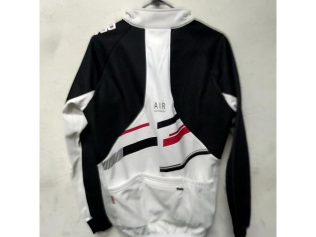 サイズ:L PEARL IZUMI ウィンドブレーク サイクルジャケット ホワイトブラック