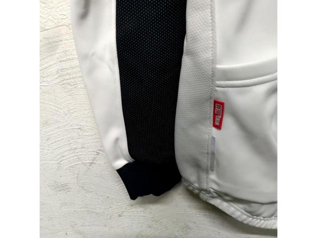 サイズ:L PEARL IZUMI ウィンドブレーク サイクルジャケット ホワイトブラック