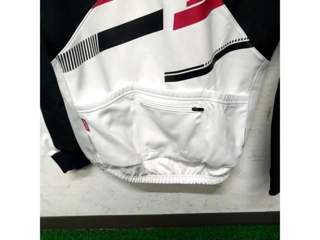 サイズ:L PEARL IZUMI ウィンドブレーク サイクルジャケット ホワイトブラック