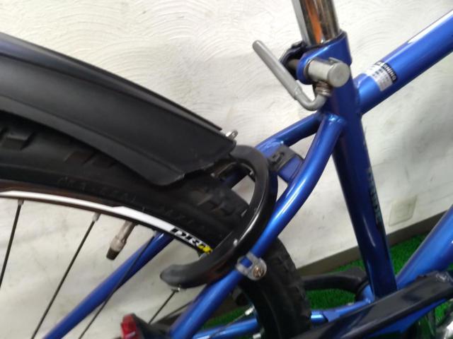 BRIDGESTONE DRIDE S3 26×1.95 外装56段変速 ジュニア自転車 ブルー ※前後タイヤヒビ多め