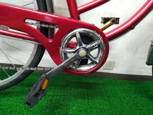 サイクルベースあさひ CASULY 26x1-3/8インチ 外装6段変速 シティサイクル レッド