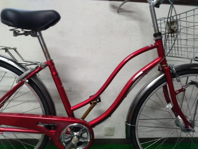 サイクルベースあさひ CASULY 26x1-3/8インチ 外装6段変速 シティサイクル レッド
