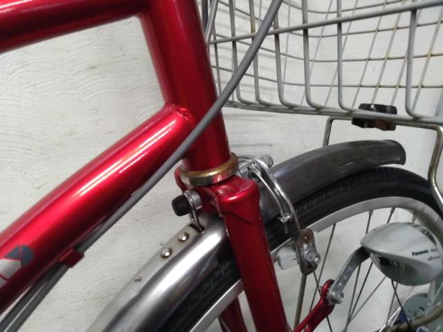 サイクルベースあさひ CASULY 26x1-3/8インチ 外装6段変速 シティサイクル レッド