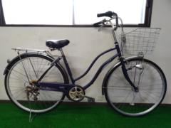 サイクルベースあさひ CSULY 27×1-3/8インチ 外装6段変速 シティサイクル ネイビー