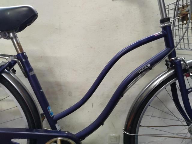 サイクルベースあさひ CSULY 27×1-3/8インチ 外装6段変速 シティサイクル ネイビー