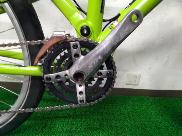 GT i-drive marathon XTR組 2003年頃 26x2.00インチ 3x9s フルサスMTB ライムグリーン フレームサイズ:50 参考サイズ:165～180cm