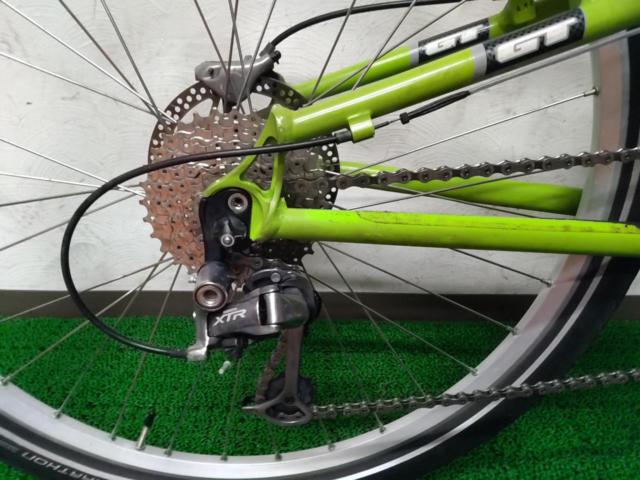 GT i-drive marathon XTR組 2003年頃 26x2.00インチ 3x9s フルサスMTB ライムグリーン フレームサイズ:50 参考サイズ:165～180cm
