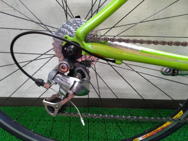 CANNONDALE SYNAPSE ALLOY6 2010年頃 700×25C 3×10S アルミロードバイク グリーン サイズ:48 参考サイズ:160-174cm