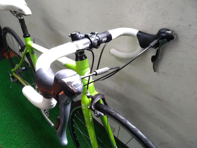 CANNONDALE SYNAPSE ALLOY6 2010年頃 700×25C 3×10S アルミロードバイク グリーン サイズ:48 参考サイズ:160-174cm