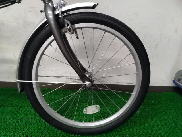 カインズ VILLE 20×1.75インチ 外装6段変速 折り畳み自転車 ガンメタル