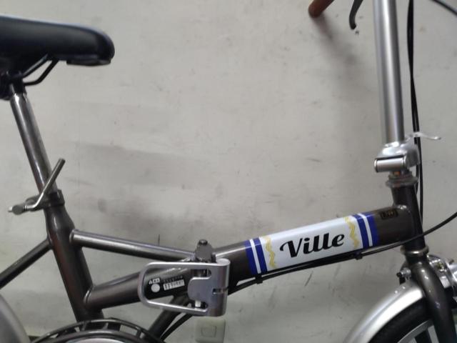 カインズ VILLE 20×1.75インチ 外装6段変速 折り畳み自転車 ガンメタル