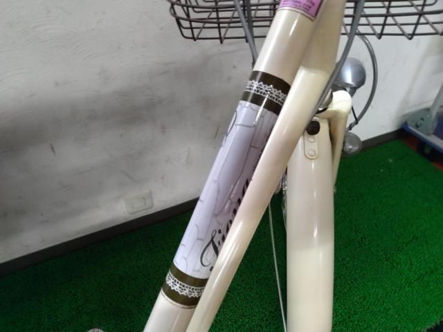 ※タイヤ交換前提 CBA サイクルベースあさひ Fiona 26x1-3/8 外装6段変速 シティサイクル ホワイト