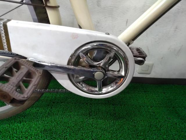 ※タイヤ交換前提 CBA サイクルベースあさひ Fiona 26x1-3/8 外装6段変速 シティサイクル ホワイト