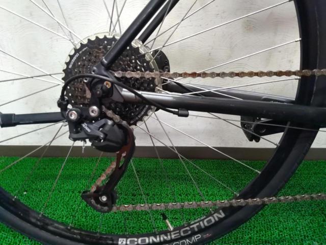 TREK FX2 DISC 2022モデル 700x35C 2x9S アルミクロスバイク ブラック 参考サイズ180～/ROCKBROS RHL1000 充電式フロントライト ステム固定台座付き
