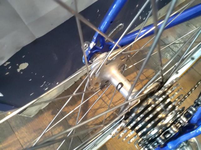 SCATTANTE R-853 SHIMANO ULTEGRA 6500系 700c 2-7s クロモリロードバイク ブルー 参考サイズ:165～180cm