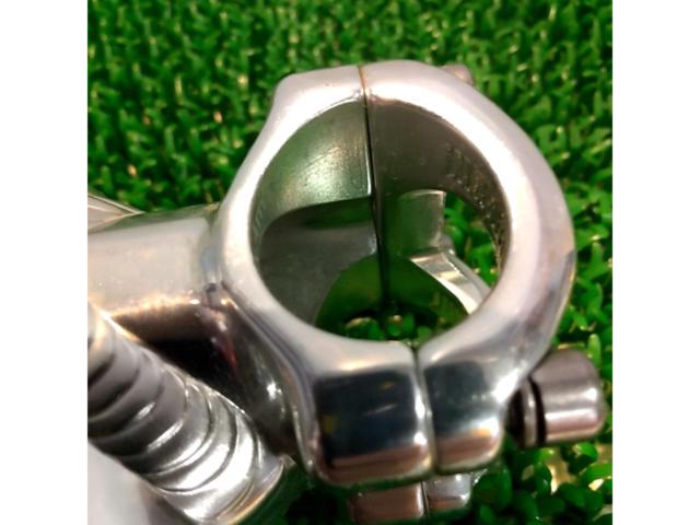 25.4Φ/45mm GRUNGE アルミアヘッドステム シルバー