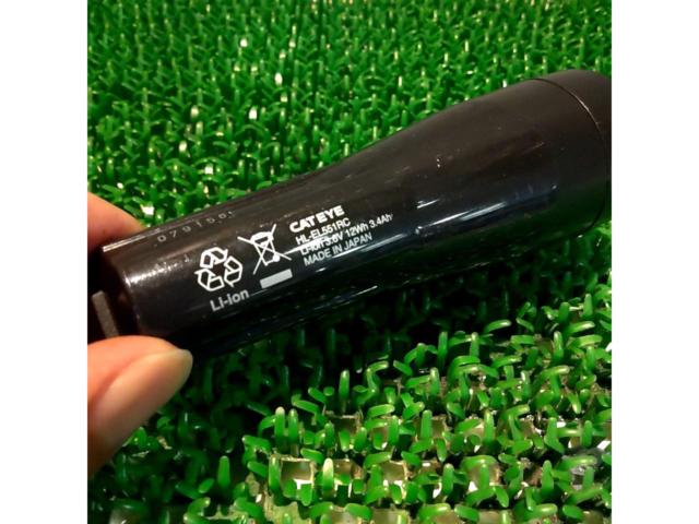 充電式 ※ブラケット無し CATEYE GVOLT70 フロント用ライト ブラック