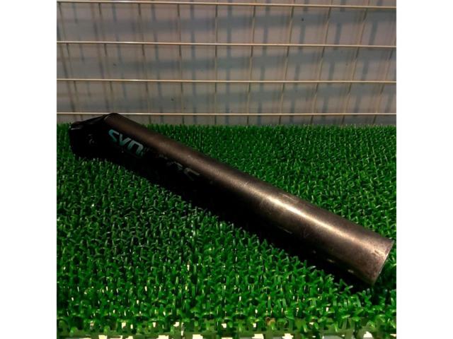 31.6Φ/300mm syncros アルミシートポスト ブラック
