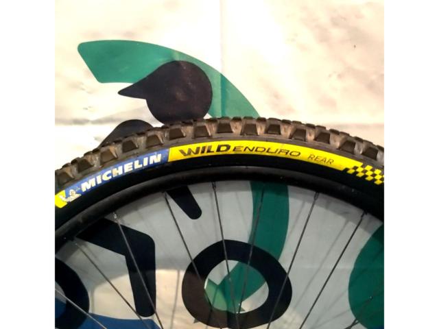 メーカー不明リム+SHIMANO HB-MT400-Bハブ 29インチ センターロックディスクブレーキ対応 ホイール フロントのみ1本