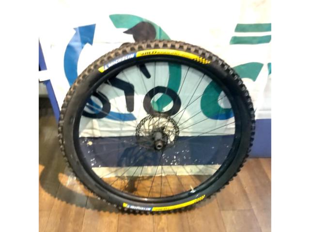 メーカー不明リム+SHIMANO HB-MT400-Bハブ 29インチ センターロックディスクブレーキ対応 ホイール フロントのみ1本