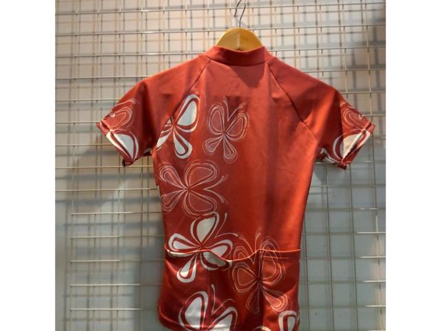 サイズ:不明 LOUIS GARNEAU 半袖 サイクルジャージ レッド