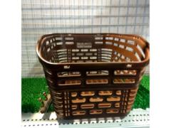 メーカー不明 後ろ用カゴ ブラウン