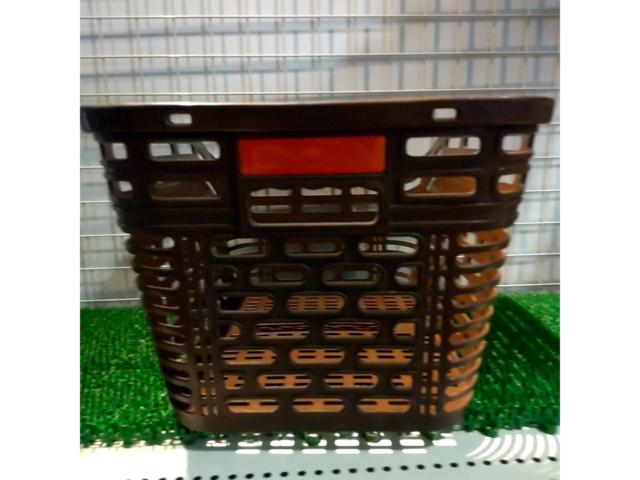 メーカー不明 後ろ用カゴ ブラウン