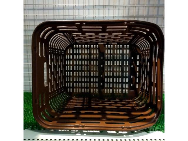 メーカー不明 後ろ用カゴ ブラウン