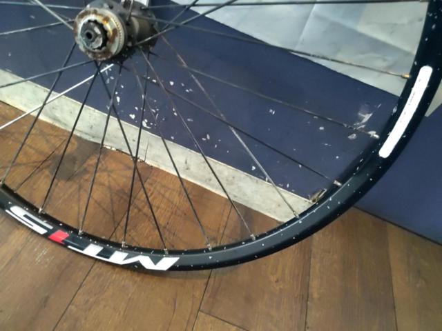 SHIMANO WH-MT15 26インチ ディスクブレーキ アルミクリンチャーホイール 前後セット