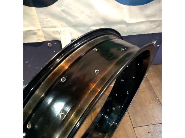 20インチ/内幅80mm/36H メーカー不明 リム 2本セット ブラック