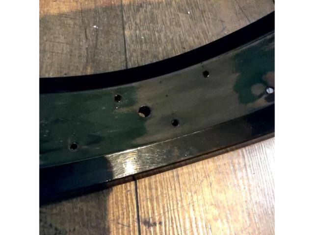20インチ/内幅80mm/36H メーカー不明 リム 2本セット ブラック
