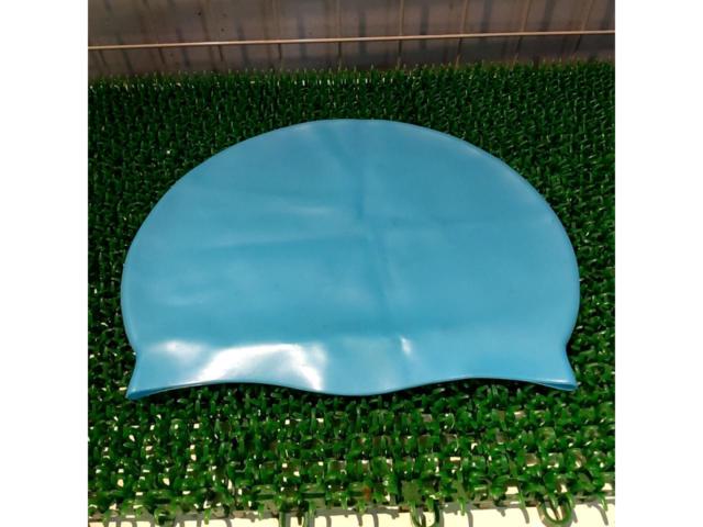 メーカー不明 トライアスロン スイムキャップ 水色