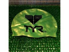 TYR トライアスロン スイムキャップ グリーン